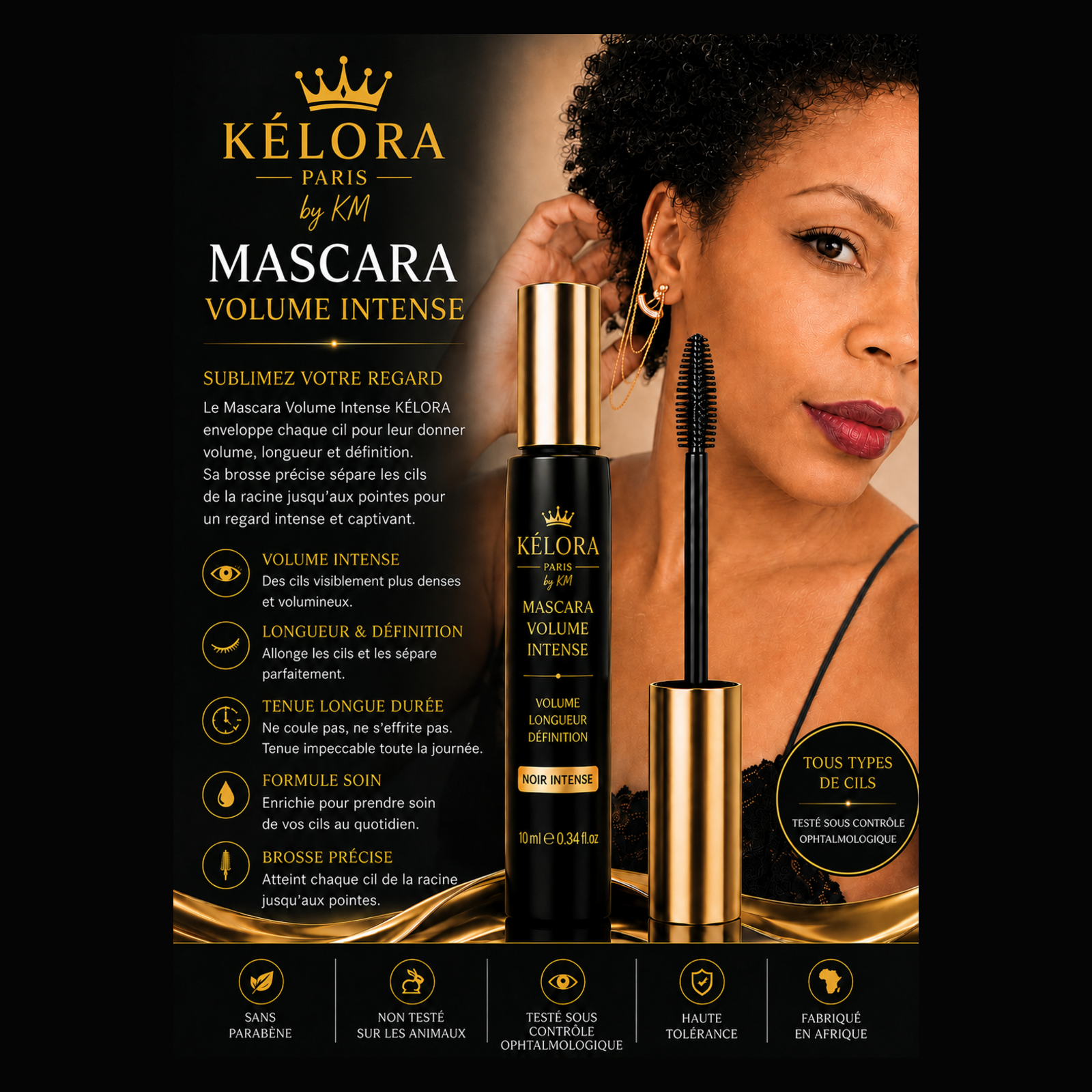 Collection Mascara KÉLORA – format carré