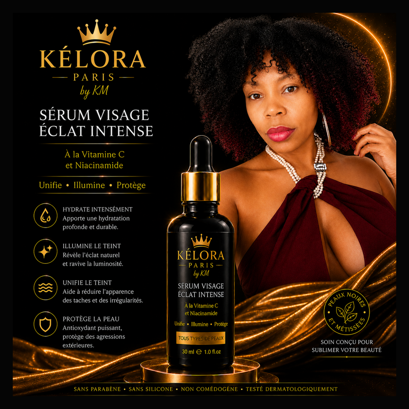 Collection Sérums KÉLORA – format carré