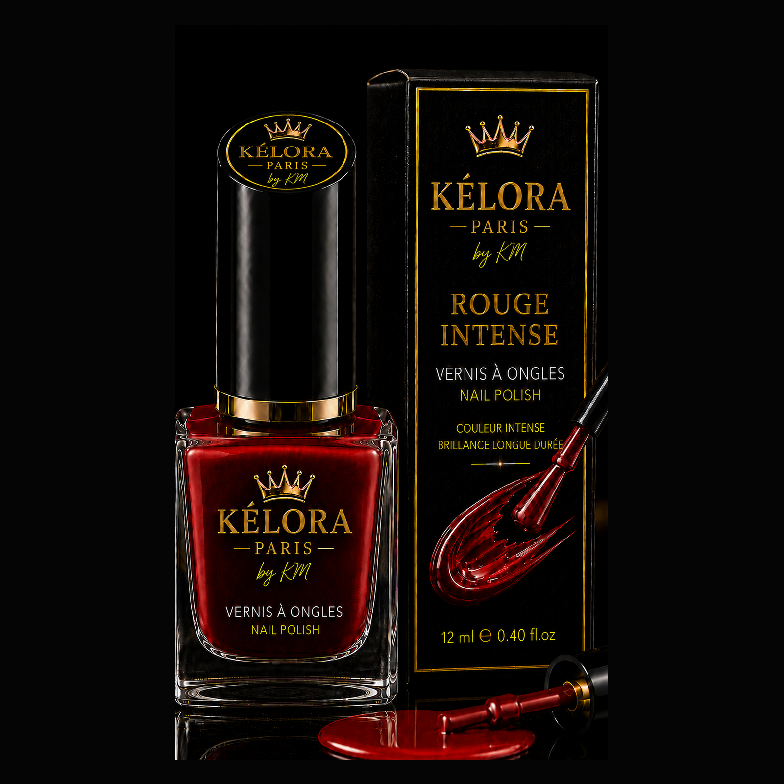 Collection Vernis à Ongles KÉLORA – format carré