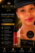 Gloss lèvres Rouge Passion KÉLORA