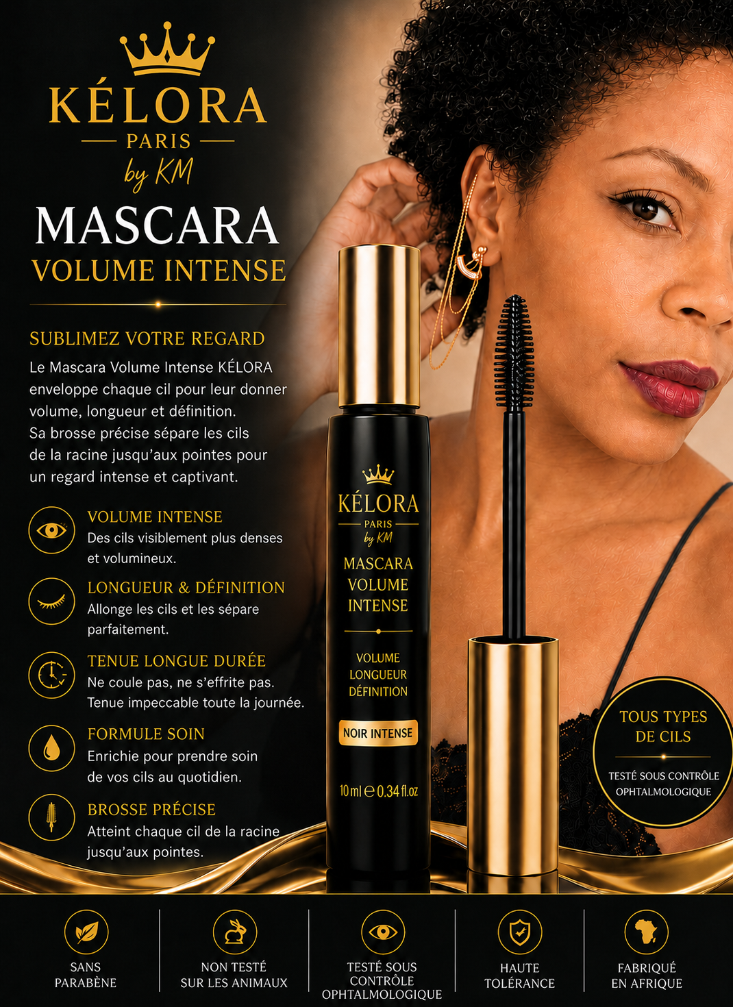 Mascara Volume Intense KÉLORA